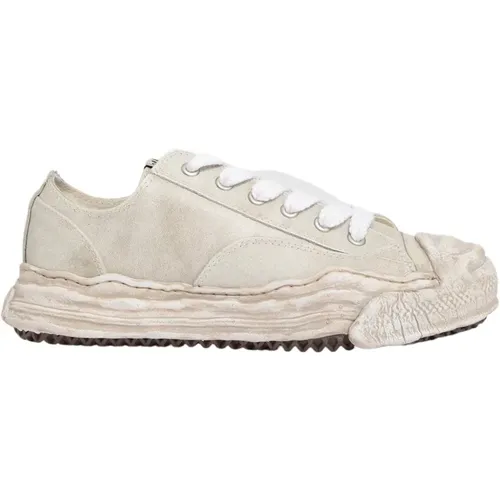 Vintage Leder Low Top Sneakers - MIHARA YASUHIRO - Modalova