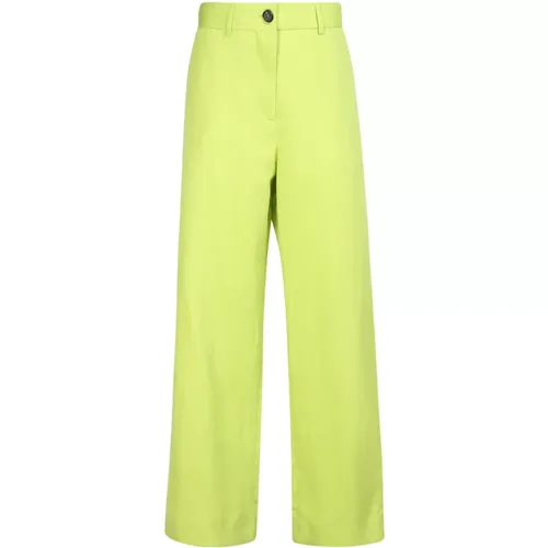 Wide-leg trousers , female, Sizes: 2XS - Msgm - Modalova