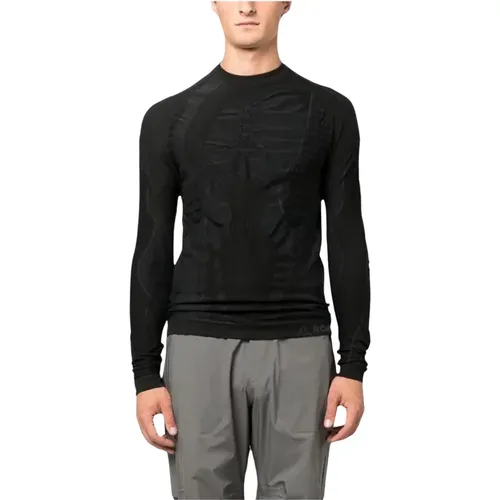 D Knit Roundneck Sweater , male, Sizes: L - ROA - Modalova