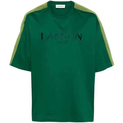 Oversize Flasche T-Shirt , Herren, Größe: L - Lanvin - Modalova