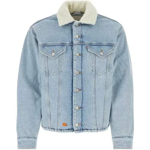 Levis Denim Jacket Collaboration , male, Sizes: L - ERL - Modalova