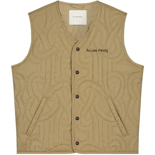 Quilted Puffer Vest , unisex, Sizes: L, M, XL - Filling Pieces - Modalova