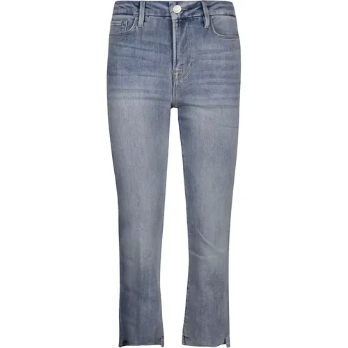 Bootcut Cropped Jeans , Damen, Größe: W29 - Frame - Modalova