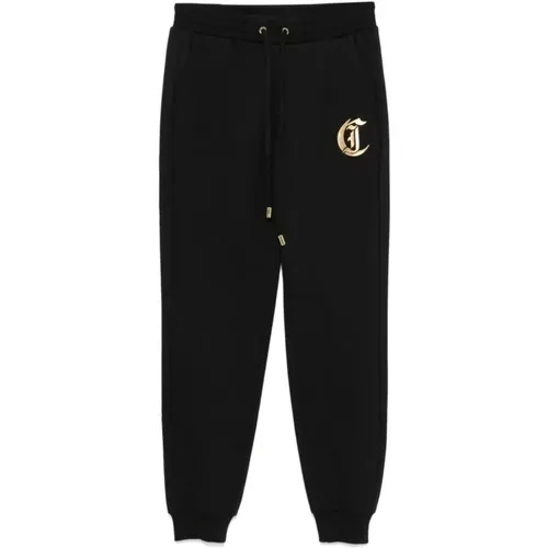 Trousers with ***cv Detail , female, Sizes: L, XS, 2XS, S, M - Just Cavalli - Modalova