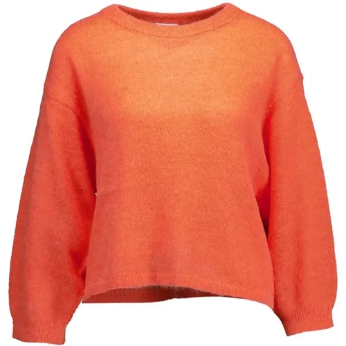 Oranger Pullover mit offenem Rückendetail , Damen, Größe: XS - Dante 6 - Modalova