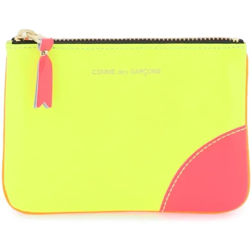 Fluo mini pouch , male, Sizes: ONE SIZE - Comme des Garçons - Modalova