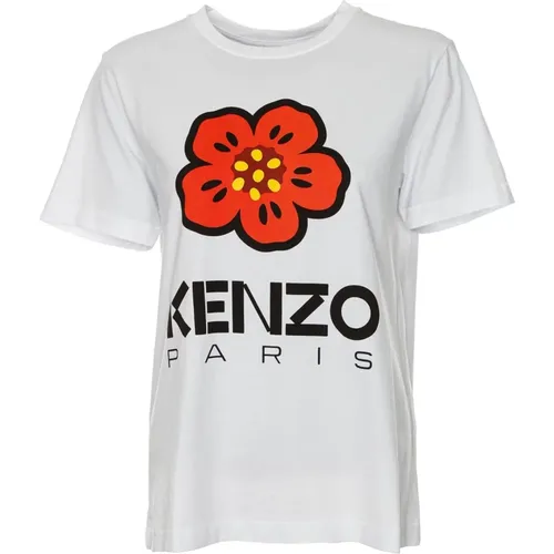 Paris Loose Fit T-Shirt , Herren, Größe: L - Kenzo - Modalova