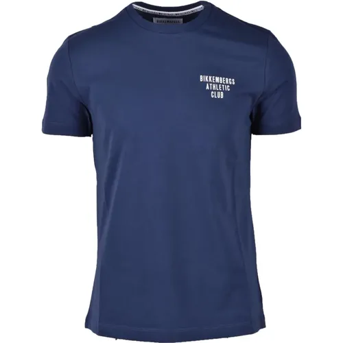 Baumwoll Elasthan T-shirt - Bikkembergs - Modalova