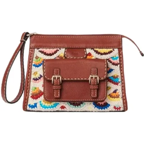 Multicolor Crochet Mini Handbag , female, Sizes: ONE SIZE - Chloé - Modalova