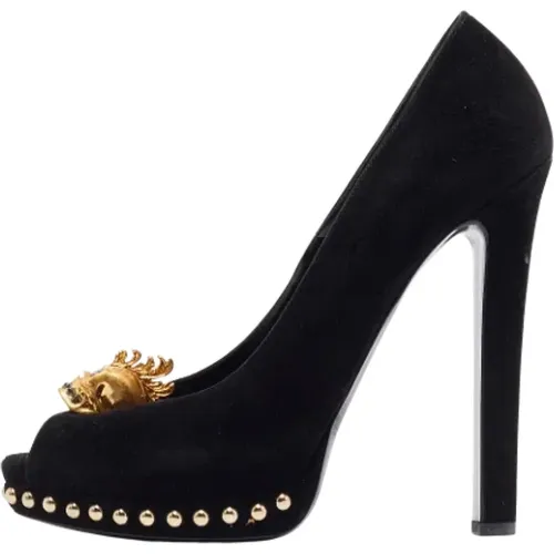 Pre-owned Suede heels , female, Sizes: 7 UK - Alexander McQueen Pre-owned - Modalova