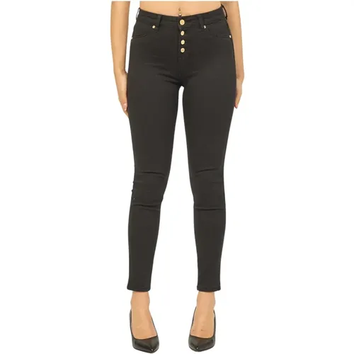 Leggings in Stretch Cotton Twill , female, Sizes: W32, W31, W30 - Gaudi - Modalova