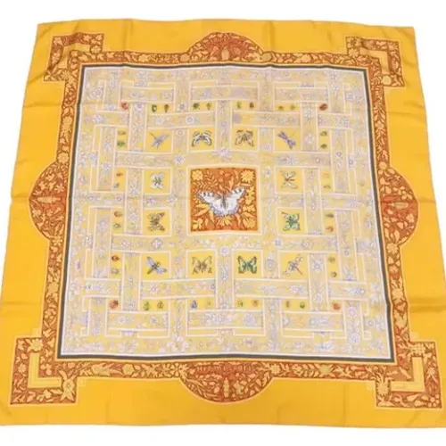 Pre-owned Silk scarves , female, Sizes: ONE SIZE - Hermès Vintage - Modalova