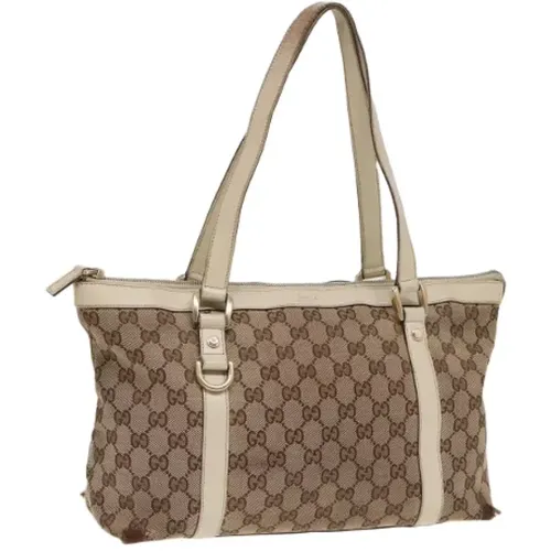 Pre-owned Canvas totes , female, Sizes: ONE SIZE - Gucci Vintage - Modalova