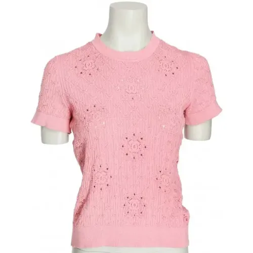 Pre-owned Cotton tops , female, Sizes: XS - Chanel Vintage - Modalova