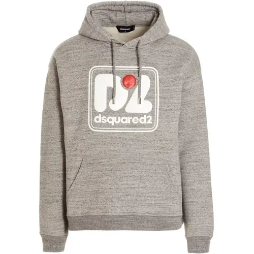 Regular Fit Hoodie Sweatshirt , male, Sizes: XL, M, S, L, 3XL, 2XL - Dsquared2 - Modalova