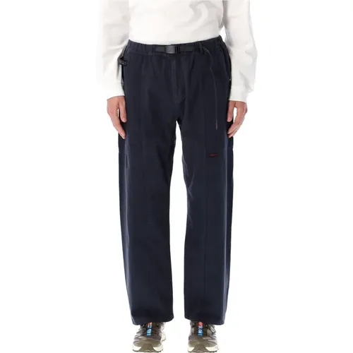 Navy Double Gadget Pant Trousers , male, Sizes: M, S, L - Gramicci - Modalova