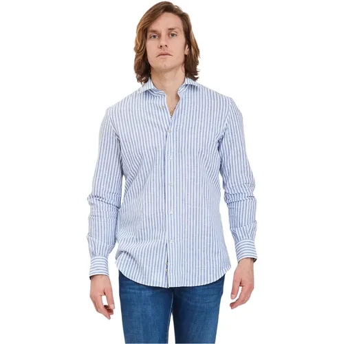 Casual Shirts , male, Sizes: 2XL, 3XL - Mazzarelli - Modalova