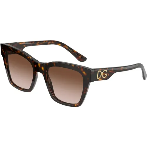 Print Family Sunglasses - DG 4384 , female, Sizes: 53 MM - Dolce & Gabbana - Modalova