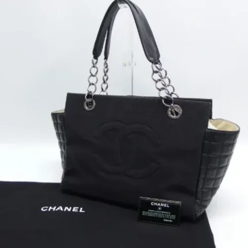 Pre-owned Canvas Chanel Shoulder Bag , female, Sizes: ONE SIZE - Chanel Vintage - Modalova