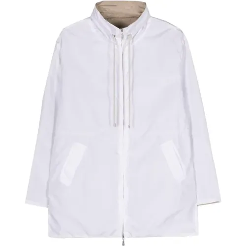 Weiße Jacken für einen Stilvollen Look , Damen, Größe: M - Le Tricot Perugia - Modalova