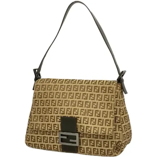 Pre-owned Canvas schultertasche - Fendi Vintage - Modalova