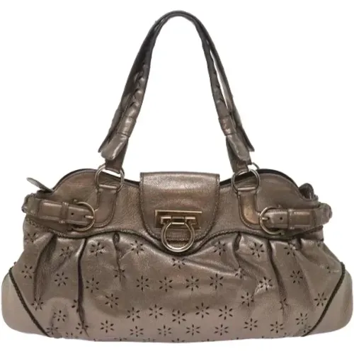 Pre-owned Leather handbags , female, Sizes: ONE SIZE - Salvatore Ferragamo Pre-owned - Modalova