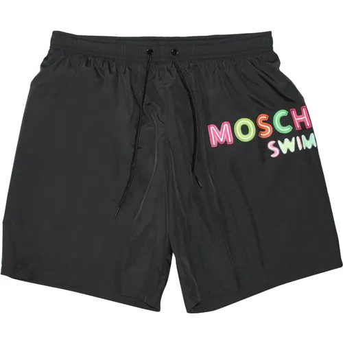 Colorful Logo Swim Shorts , male, Sizes: XS - Moschino - Modalova