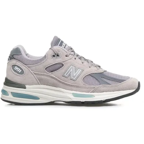 Logo Patch Wildleder Sneakers , Damen, Größe: 37 EU - New Balance - Modalova