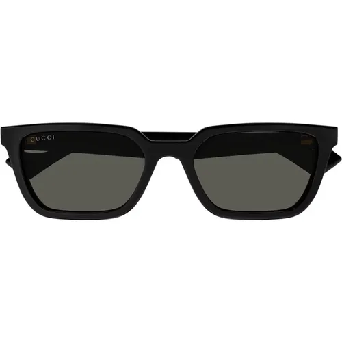 Rechteckige Sonnenbrille Gg1539S 001,Stylische Sonnenbrille Gg1539S - Gucci - Modalova