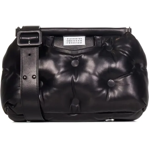 Quilted Leather Handbag , female, Sizes: ONE SIZE - Maison Margiela - Modalova