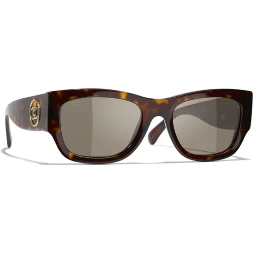 Iconic Sunglasses - Special Offer , female, Sizes: 53 MM - Chanel - Modalova