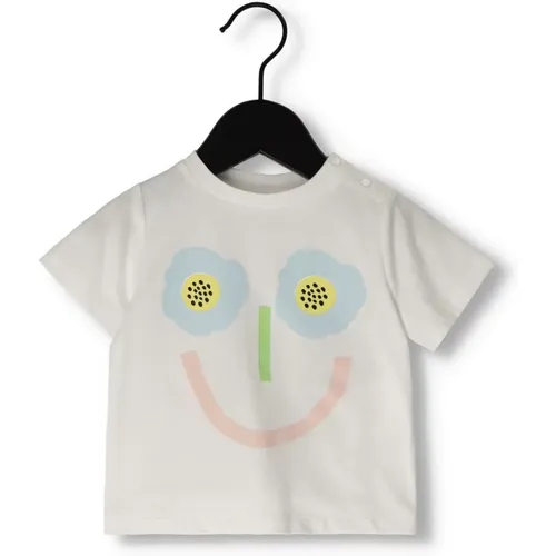 Kinder Weißes T-Shirt Tops - Stella Mccartney - Modalova