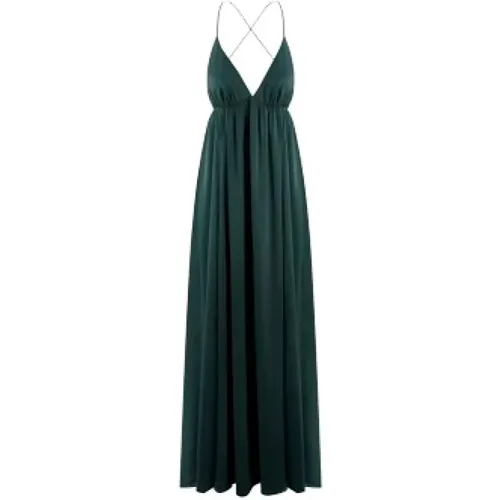 Silk Cross-Back Dress , female, Sizes: L - Zimmermann - Modalova