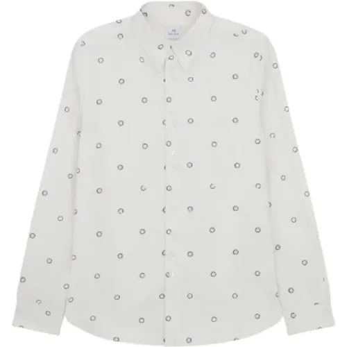 Mens LS Tailored FIT Shirt M , male, Sizes: S, 2XL - PS By Paul Smith - Modalova