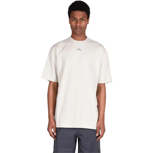 Baumwoll-Jersey Regular Fit T-Shirt , Herren, Größe: XL - A-Cold-Wall - Modalova