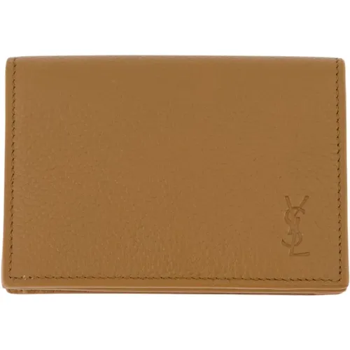 Shadow Cassandre Wallet , male, Sizes: ONE SIZE - Saint Laurent - Modalova