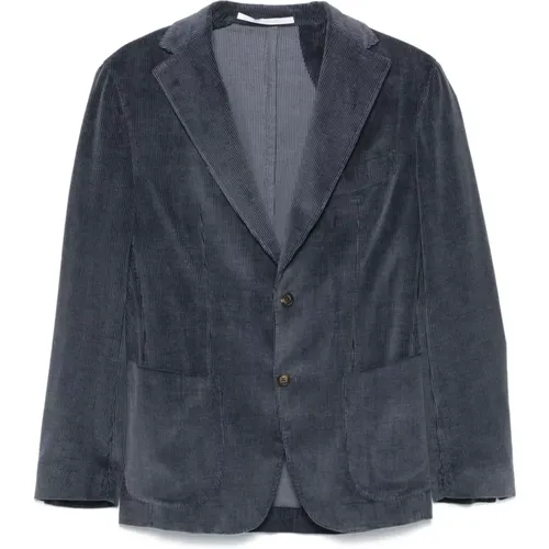 Corduroy Wool Blend Blazer Jacket , male, Sizes: 2XL, 4XL, L, XL, 3XL - Eleventy - Modalova