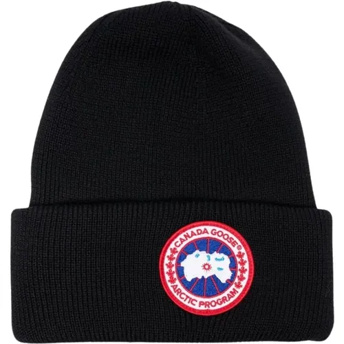 Wool Beanie Hat , unisex, Sizes: ONE SIZE - Canada Goose - Modalova