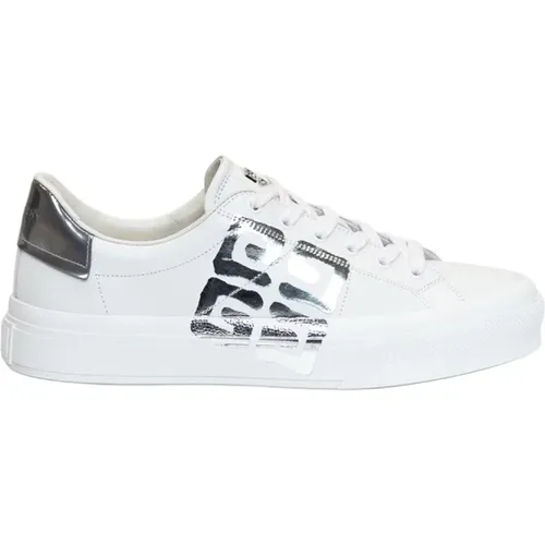 Logo 4G Leder Sneakers , Herren, Größe: 42 1/2 EU - Givenchy - Modalova