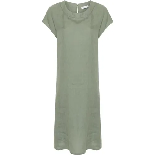 Grüne Kleider für Frauen , Damen, Größe: L - Le Tricot Perugia - Modalova
