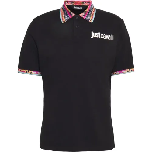 Short Sleeve Polo Shirt , male, Sizes: S - Just Cavalli - Modalova