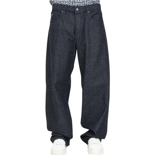 Baggy Denim Jeans , Herren, Größe: W32 - Armani Exchange - Modalova