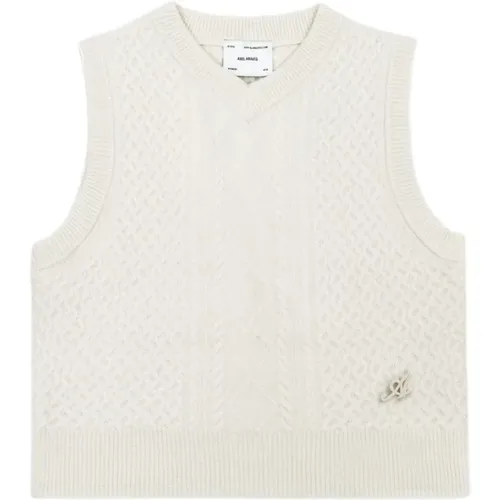 Sophisticated Cable Knit Sweater Vest , female, Sizes: M, L, XS - Axel Arigato - Modalova