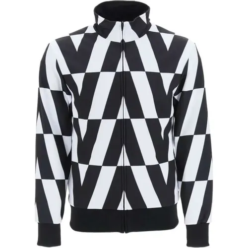 Sweatshirt with zipper , male, Sizes: M, L - Valentino - Modalova