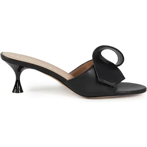 Leather Kind Heels , female, Sizes: 5 UK, 4 UK, 3 UK, 6 UK, 7 UK, 8 UK - Marc Ellis - Modalova