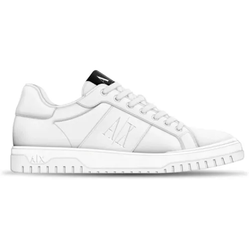 Weiße Sneakers für einen stylischen Look , Herren, Größe: 40 EU - Armani Exchange - Modalova