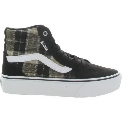 Plateau Plaid Damenschuhe , Damen, Größe: 41 EU - Vans - Modalova