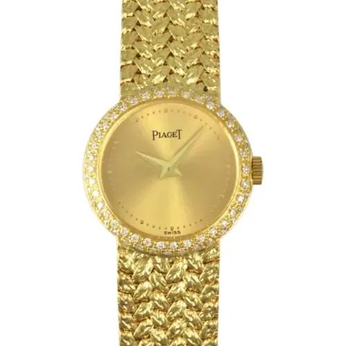 Pre-owned Gold watches , female, Sizes: ONE SIZE - Piaget Pre-owned - Modalova