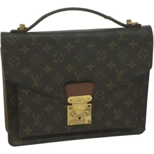 Pre-owned Canvas handbags , female, Sizes: ONE SIZE - Louis Vuitton Vintage - Modalova