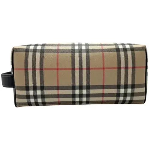 Pre-owned Leather clutches , female, Sizes: ONE SIZE - Burberry Vintage - Modalova